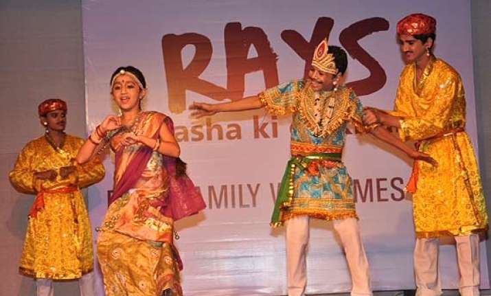 two hours of grand entertainment from hiv positive children