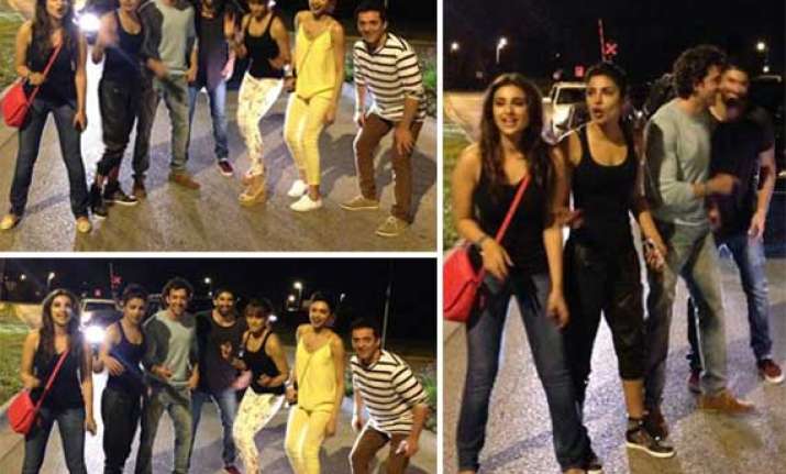 hrithik chopra sisters deepika bipasha aditya hangout