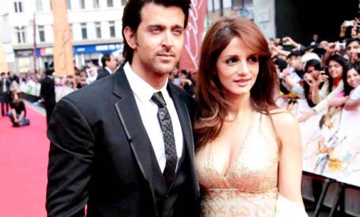 hrithik sussanne come together to celebrate their son s