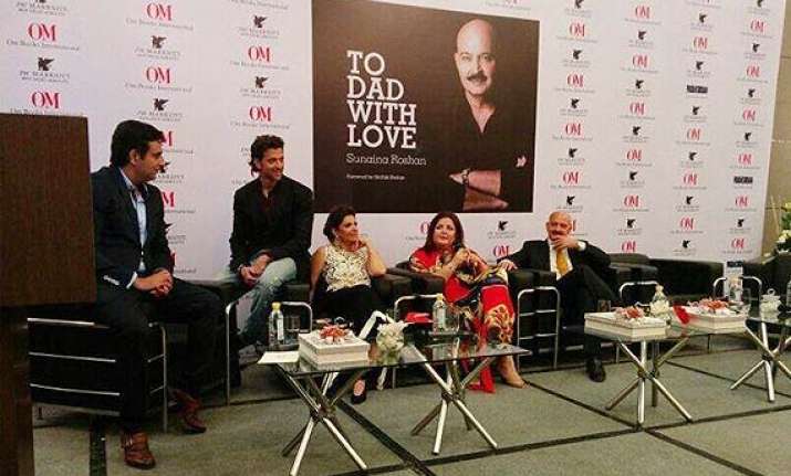 to dad with love hrithik sunaina launch book on rakesh