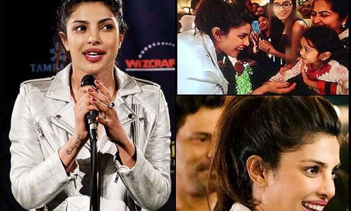 iifa 2014 girl child not a burden says priyanka chopra see