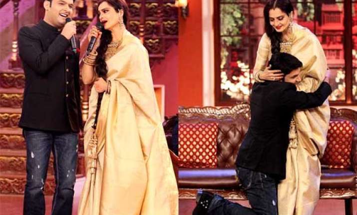 comedy nights with kapil rekha celebrates her birthday on
