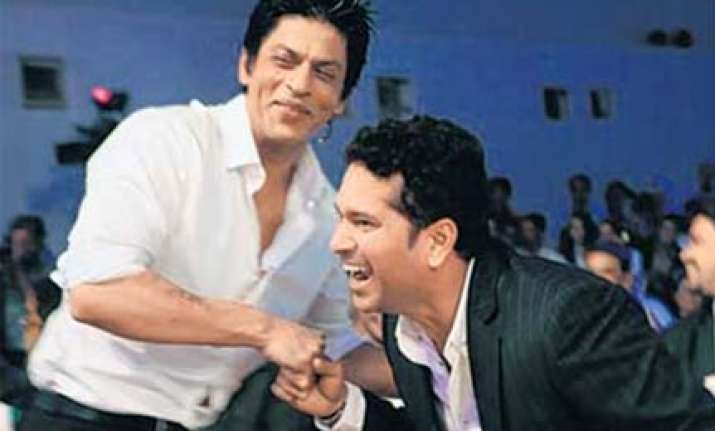 shah rukh made sachin dance