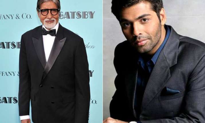 sholay sees 40 years. amitabh bachchan tweets karan johar