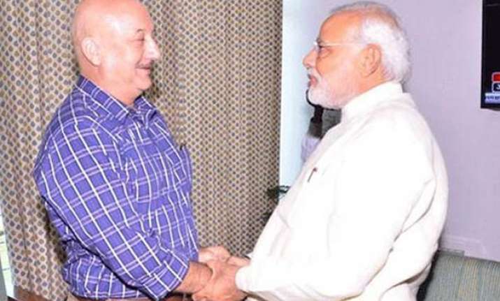 pm modi still on my wishlist for show anupam kher