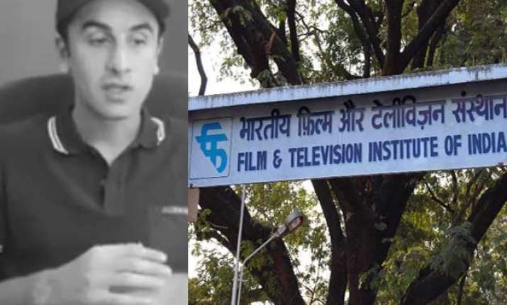 ftii row ranbir kapoor supports the students