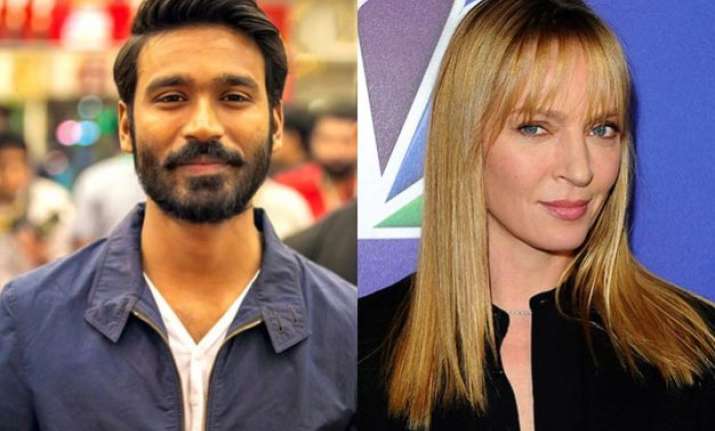 dhanush all set to make hollywood debut in uma thurman