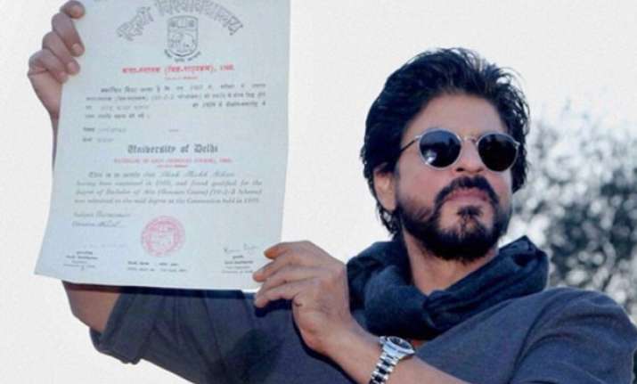 a really long time shah rukh khan gets his college degree