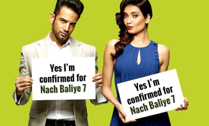 nach baliye 7 upen patel and karishma tanna to emote