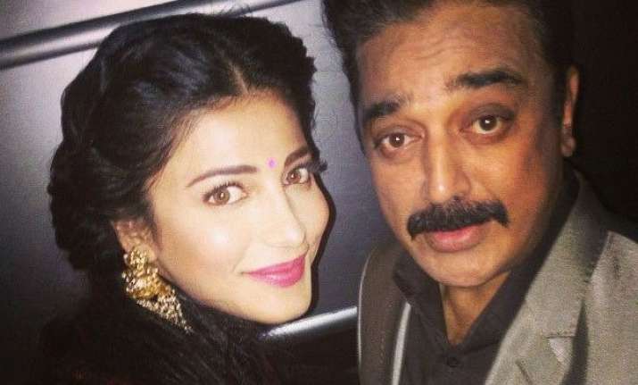 shruti haasan to work with dad kamal haasan in tamil film