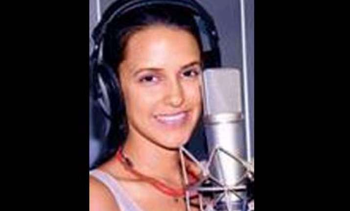 neha dhupia turns singer