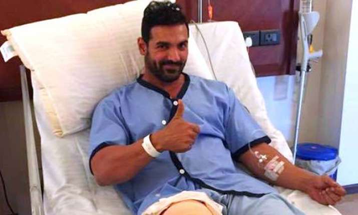 john abraham recuperating from knee injury to resume shoot