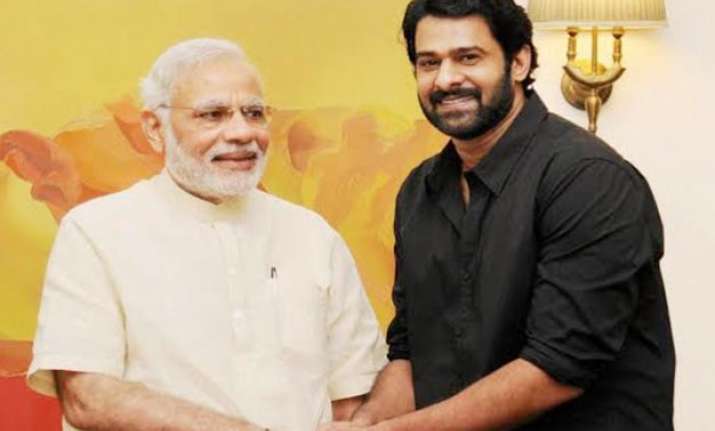 baahubali actor prabhas meets pm modi