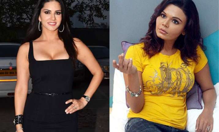 Image result for rakhi sawant on sunny leone