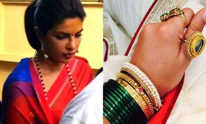 leaked priyanka ranveer s royal marathi look for bajirao