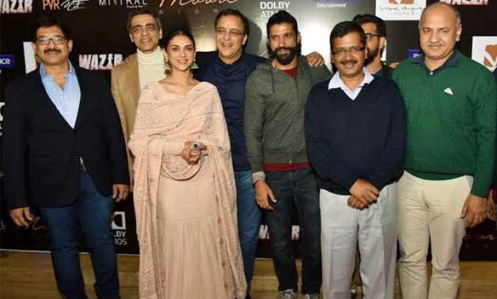special screening of wazir for arvind kejriwal