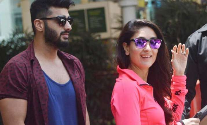 arjun kapoor kareena kapoor wrap ki and ka shoot