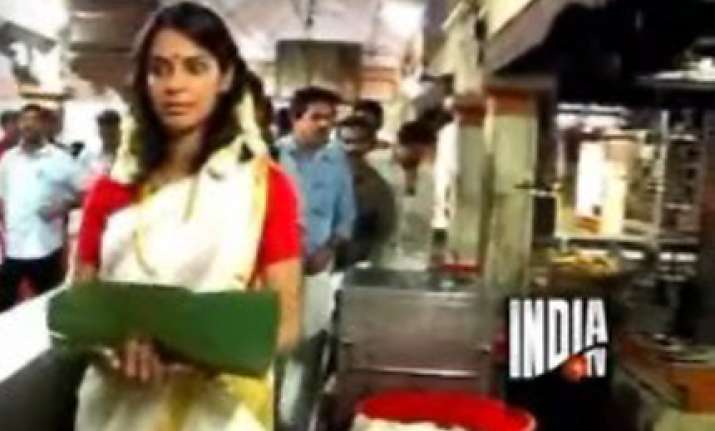 mallika prays at snake temple ahead of hisss release