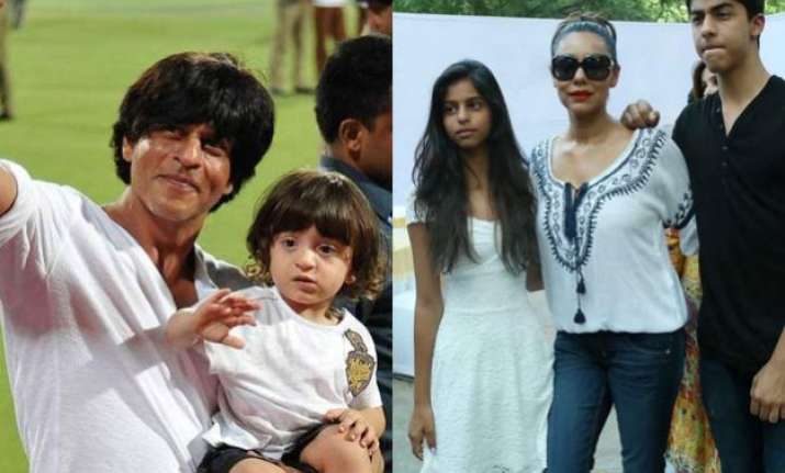 gauri khan wonders why shah rukh pampers abram more than