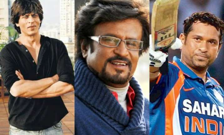 shah rukh khan is a true fan of rajinikanth tendulkar and