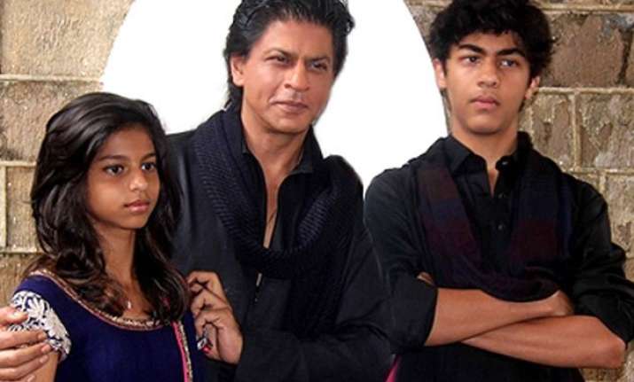 shah rukh khan s kids are not safe around him