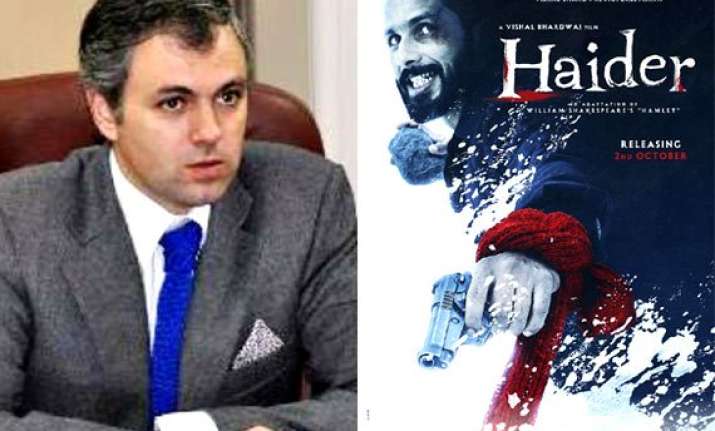omar abdullah denies he complained against movie haider