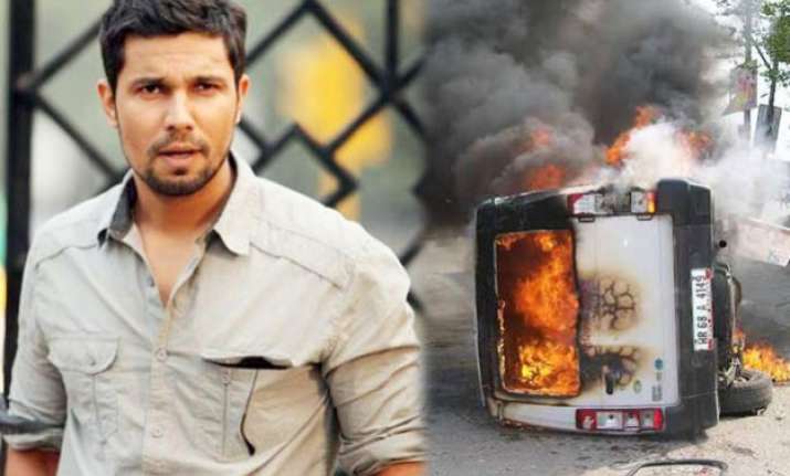 jat agitation randeep hooda appeals jats to have peaceful