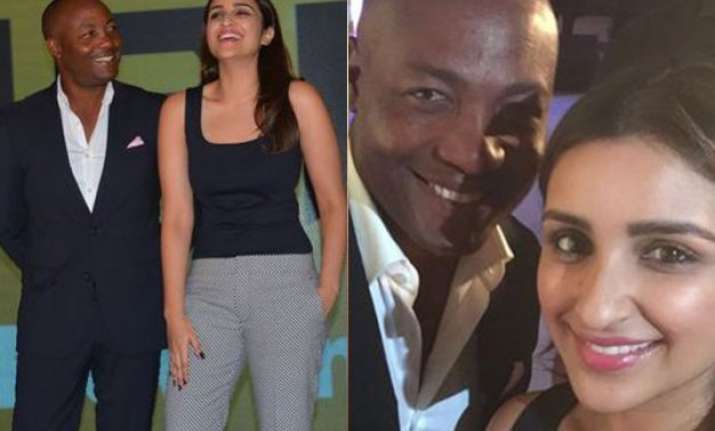 when parineeti chopra met cricket legend brian lara