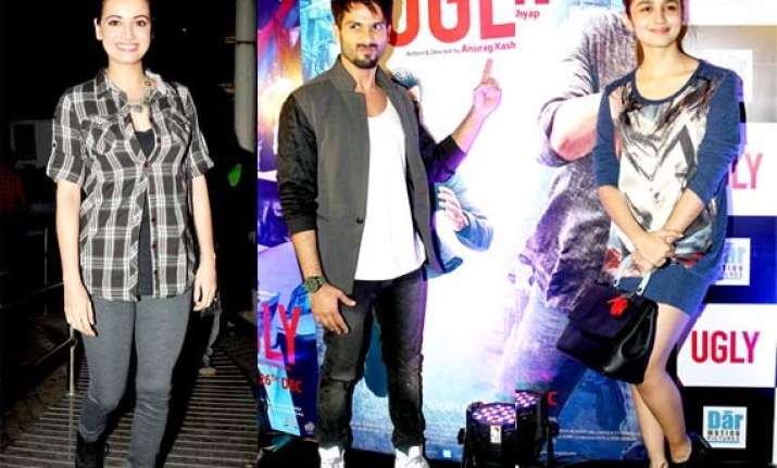 ugly screening shahid alia dia cheer for anurag kashyap see