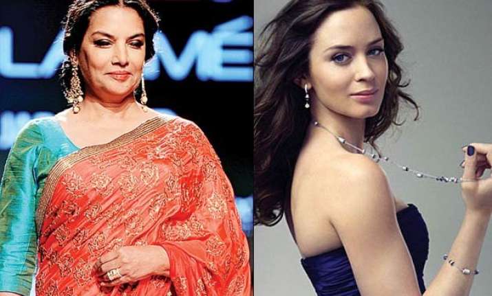 why are shabana azmi emily blunt criticising cannes film