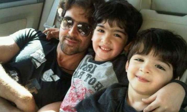 hrithik roshan takes adventurous auto ride with sons see