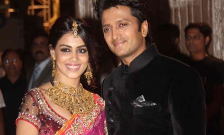 riteish wishes wife genelia on b day calls best friend