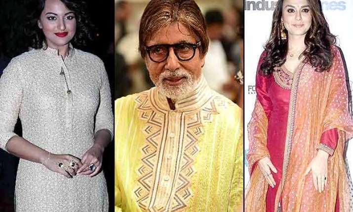 amitabh bachchan farhan akhtar sonakshi sinha wish happy