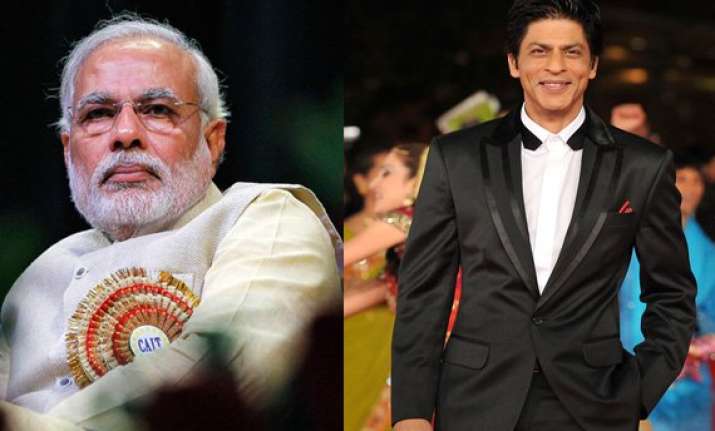comparison with narendra modi a compliment shah rukh khan