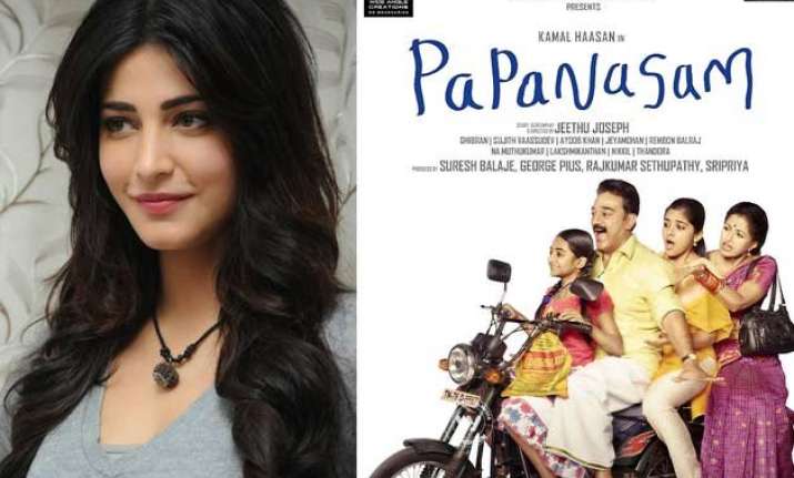 shruti haasan to host special screening of papanasam