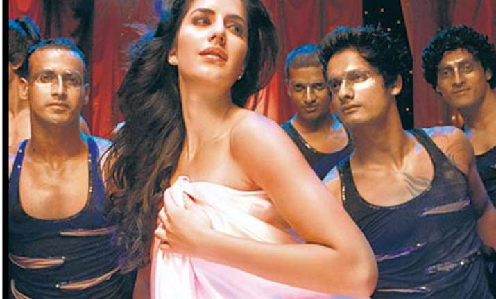 katrina drapes in white satin for sheila ki jawani