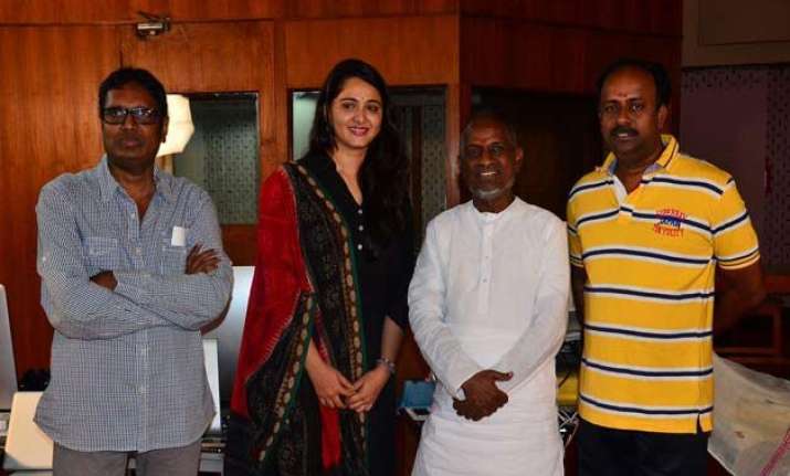 illayaraja in london for re recording of rudhramadevi