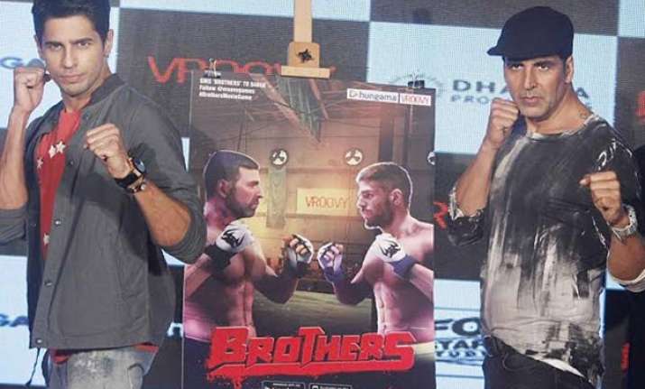 akshay kumar sidharth malhotra launch brothers game