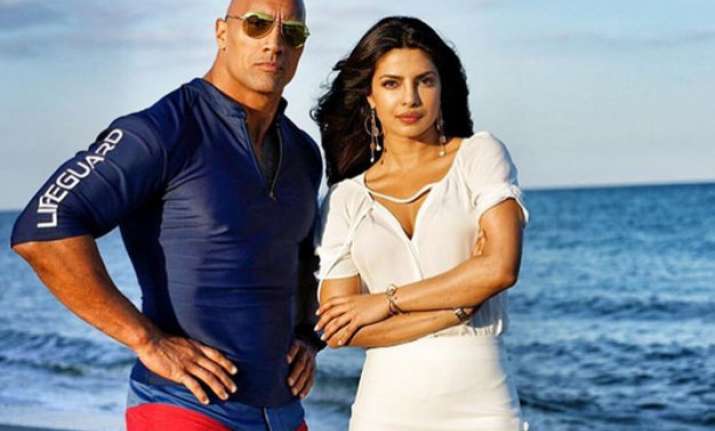 priyanka chopra praises dwayne the rock johnson s