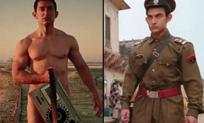 aamir khan and his nine different avatars in pk view pics