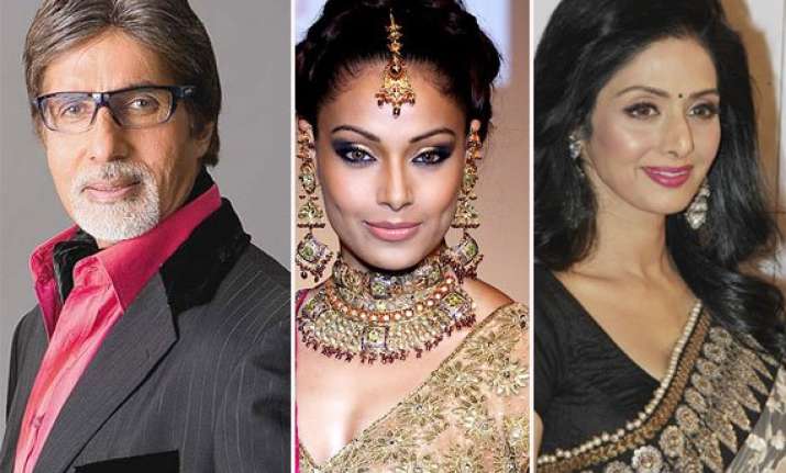 big b sridevi bipasha wish happy dhanteras to the nation