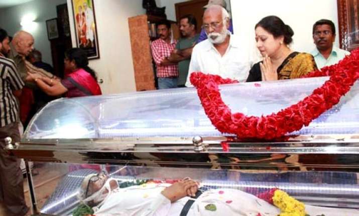 filmmaker balachander cremated