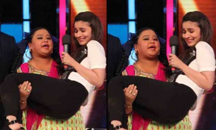 india s got talent 5 now bharti lifts alia bhatt like a
