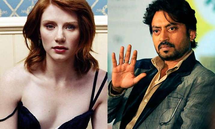 irrfan khan shoots for jurassic park with bryce dallas