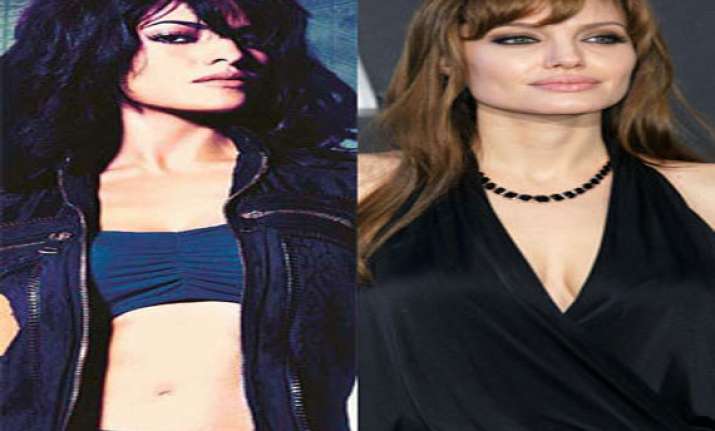is jacqueline s look in race 2 inspired by angelina jolie