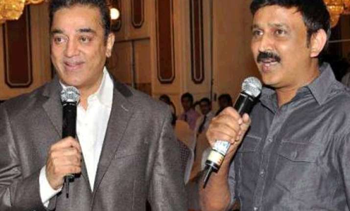kamal haasan writing script for ramesh aravind s movie
