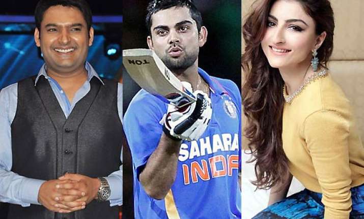 kapil sharma virat kholi soha ali khan to encourage delhi