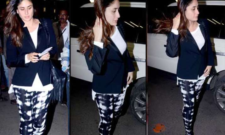 kareena kapoor flies to london for her wedding anniversary