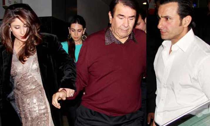kareena karisma saif celebrate dad randir kapoor s birthday