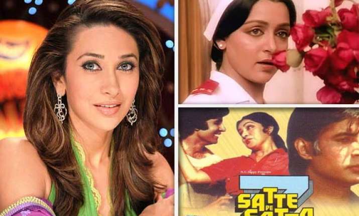 karisma to play hema malini s role in satte pe satta